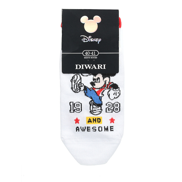 Носки Diwari Disney белые, р. 25 (40-41)