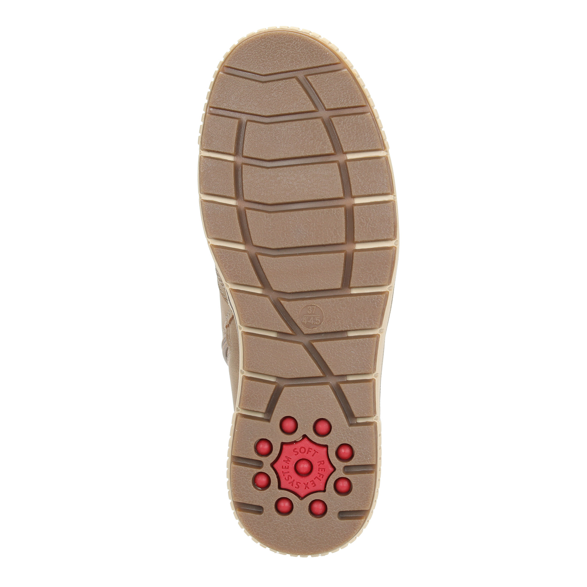 фото Бежевые утепленные ботинки из экокожи relife