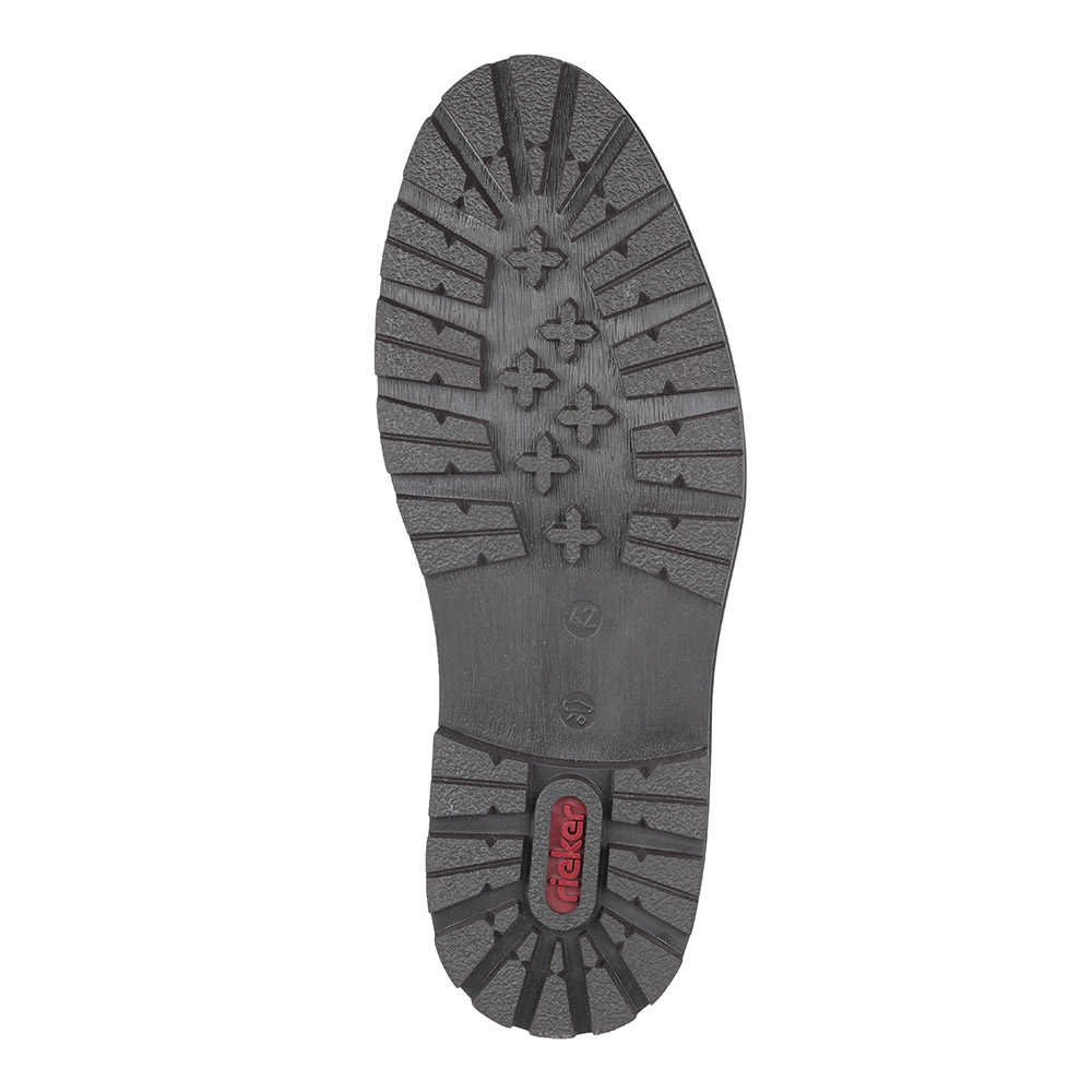 фото Коричневые кожаные ботинки rieker