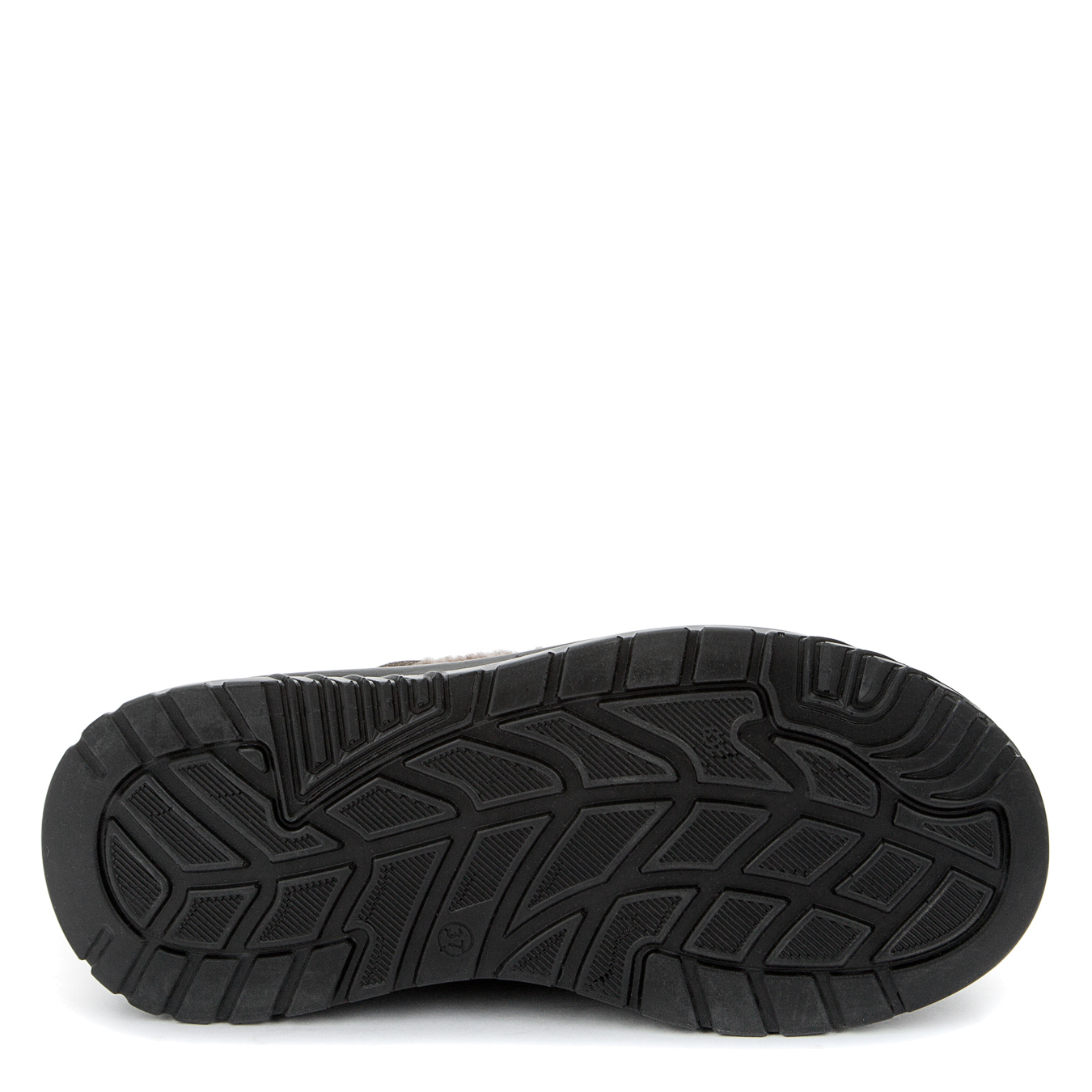 фото Коричнево-черные утепленные кроссовки из экокожи crosby