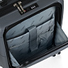 Серый чемодан из полипропилена