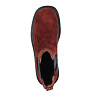 Рыжие ботинки челси из велюра на подкладке из текстиля