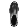 Черные ботинки из гладкой кожи