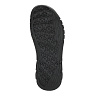 Черные закрытые сандалии из экокожи и текстиля