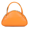Оранжевая сумка сэтчел из экокожи