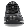 Черные кроссовки из кожи и экокожи