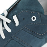 Синие кроссовки из нубука с кожаным подкладом
