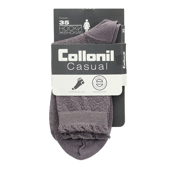 Носки Collonil средней длины лиловые, размер 35