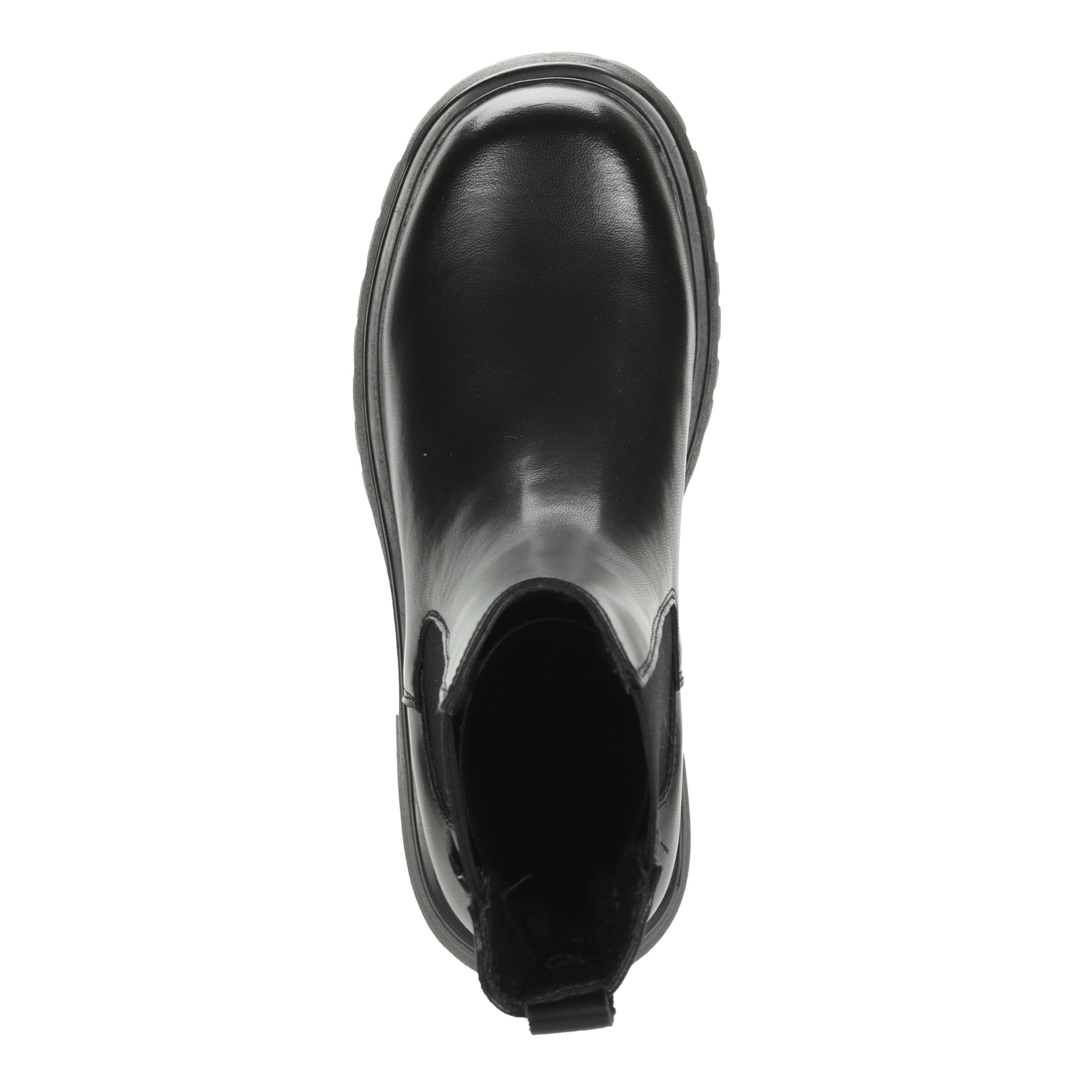 фото Черные ботинки челси из натуральной кожи с шерстяным подкладом respect