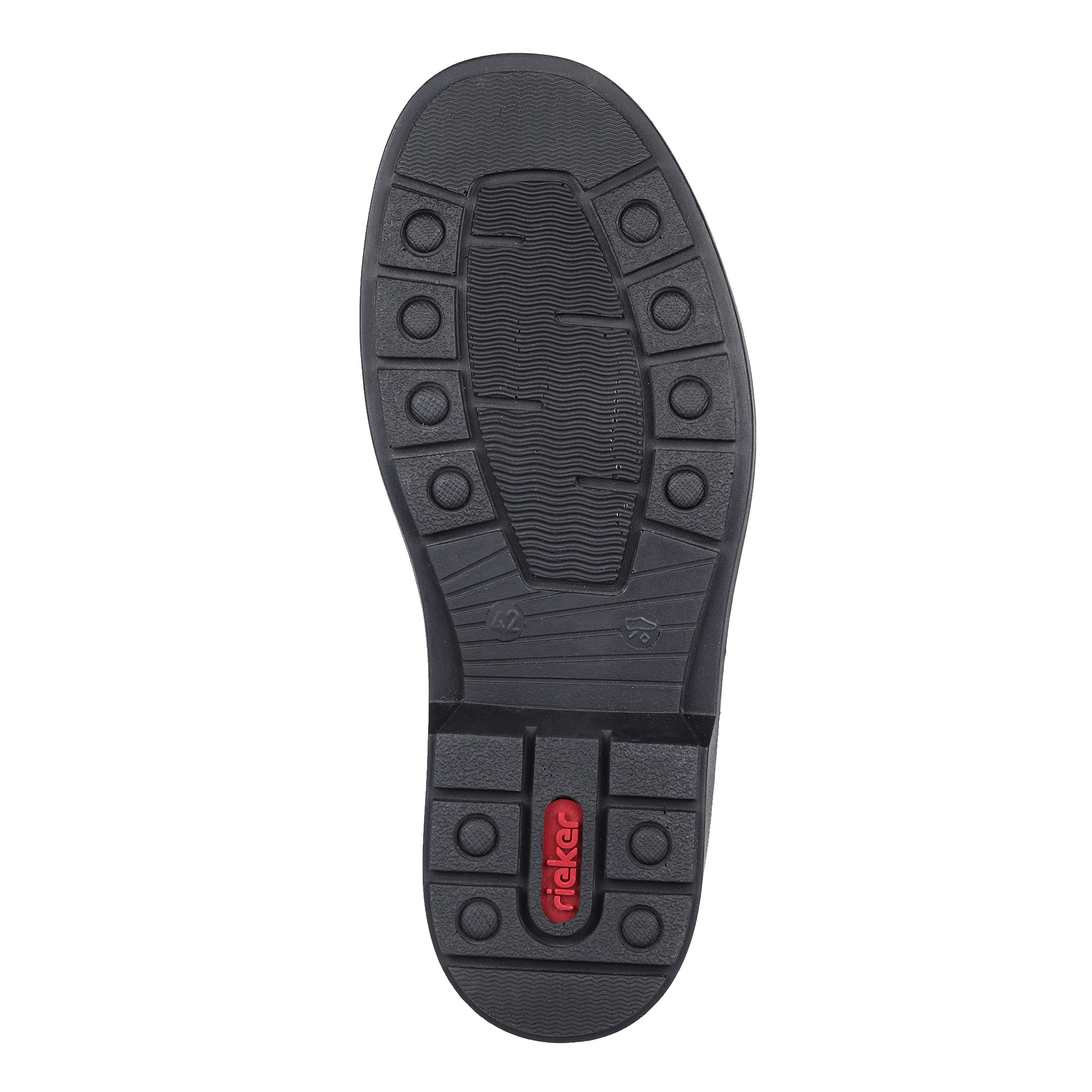 Черные комфортные ботинки на меху Rieker, размер 45, цвет черный - фото 5