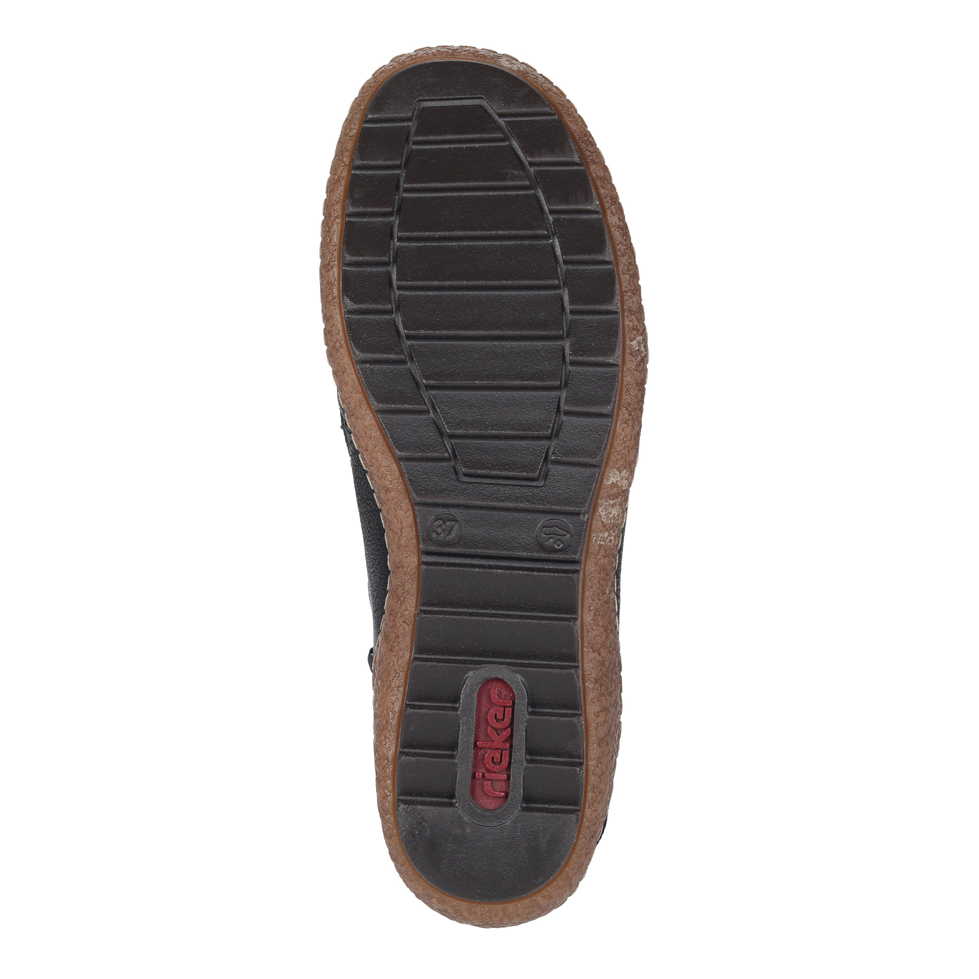 Черные ботинки на шерсти Rieker, размер 37, цвет черный - фото 5
