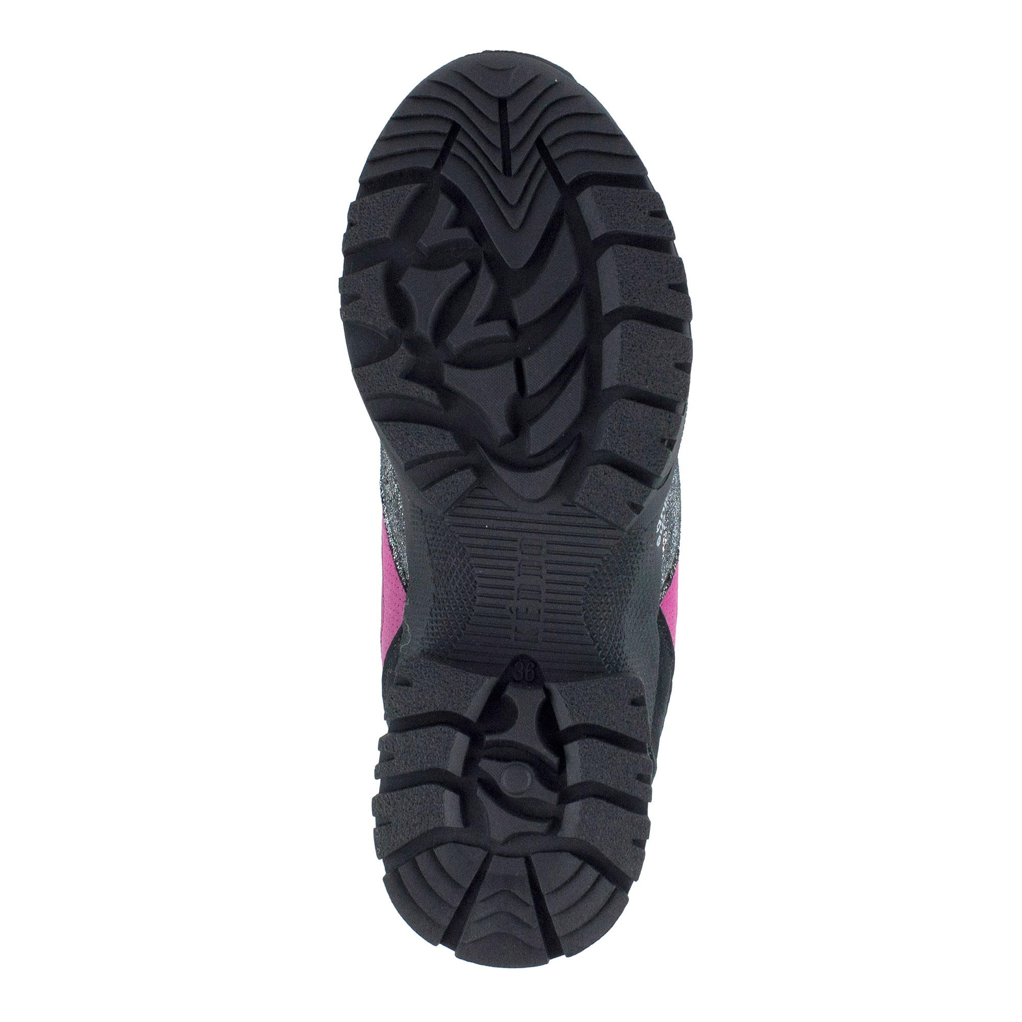 Черно-розовые кроссовки из комбинированных материалов на меху KEDDO, размер 40, цвет черный - фото 5