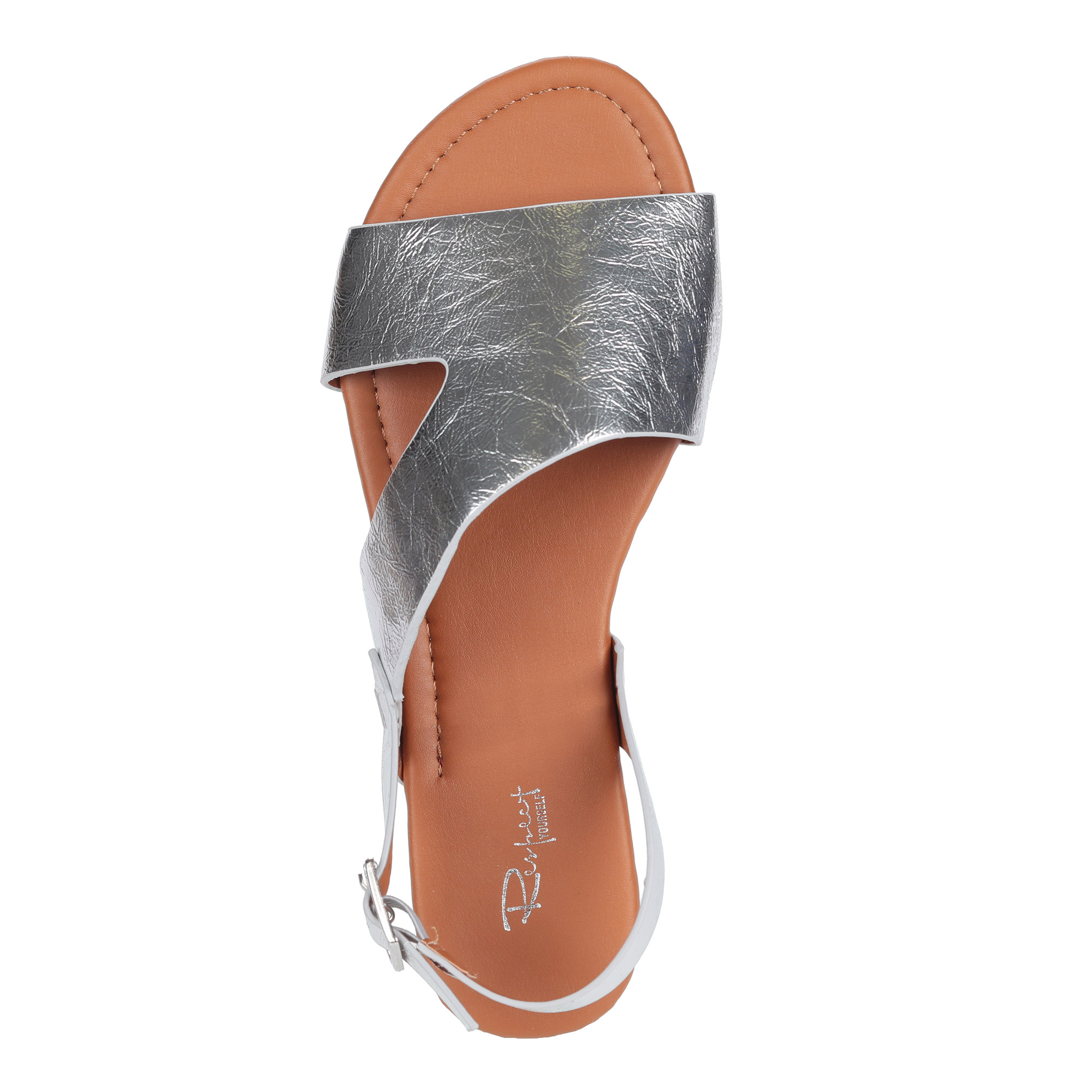 Серебряные сандалии от Respect-shoes
