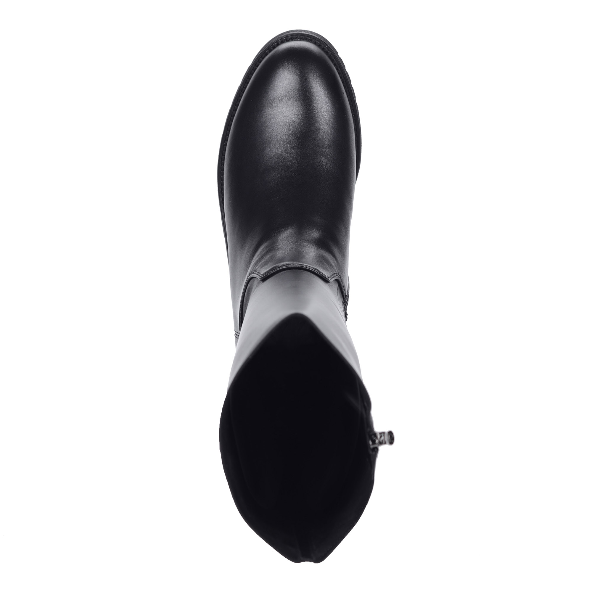 Черные сапоги из комбинированных материалов Respect, размер 36, цвет черный - фото 6