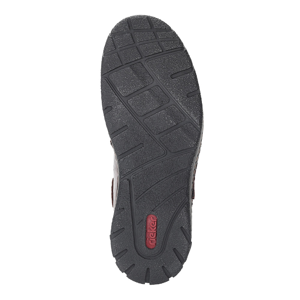 Коричневые ботинки на шнуровке из экокожи Rieker, размер 44, цвет коричневый - фото 5