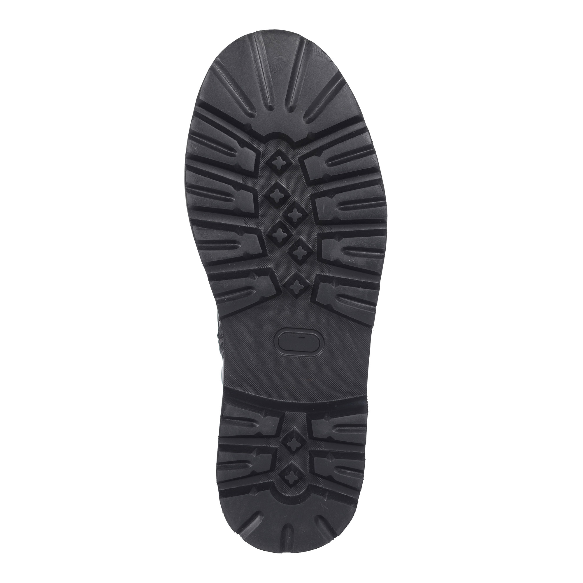 Черные полусапоги из кожи на шнуровке с декором Respect, размер 39, цвет черный - фото 7