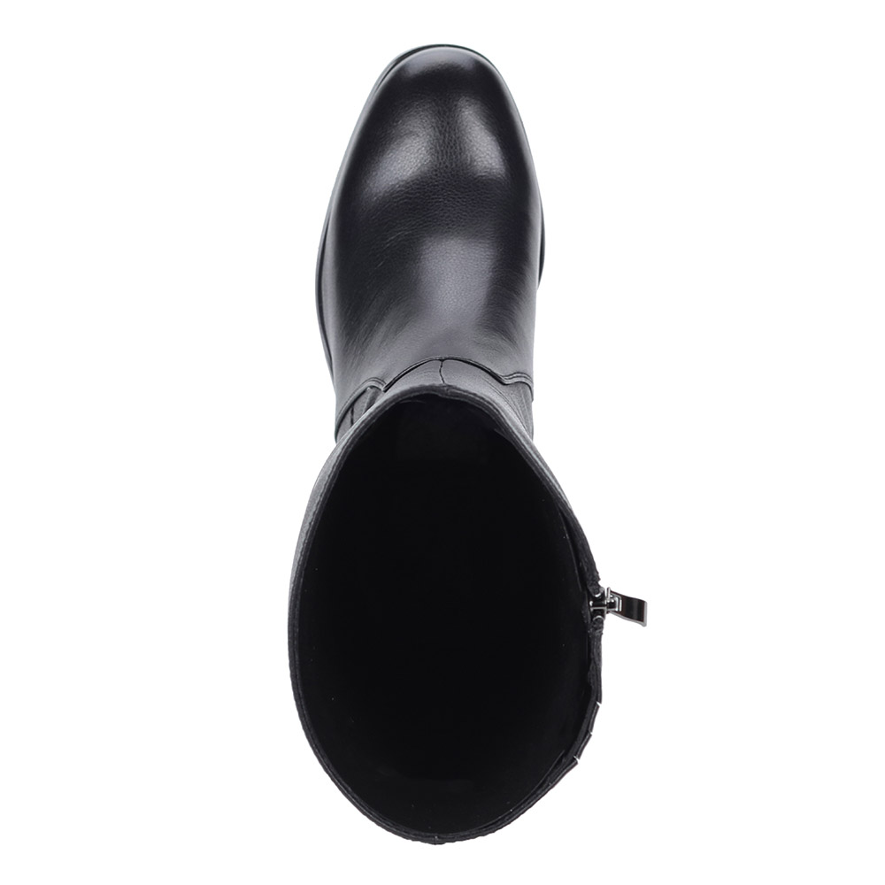 Черные кожаные сапоги от Respect-shoes