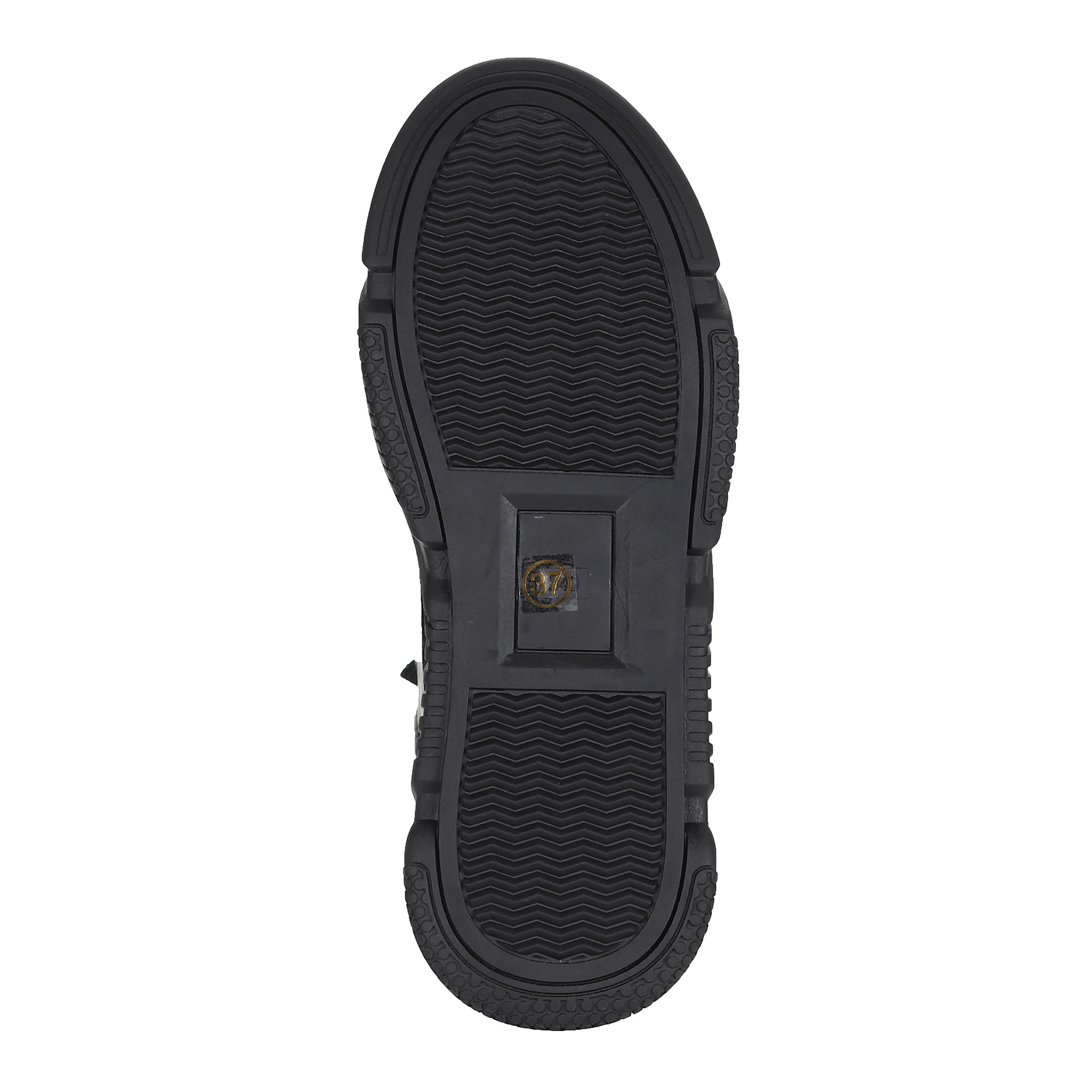 Черные ботинки  из кожи на подкладке из натуральной шерсти на утолщенной подошве Respect, размер 39, цвет черный - фото 7