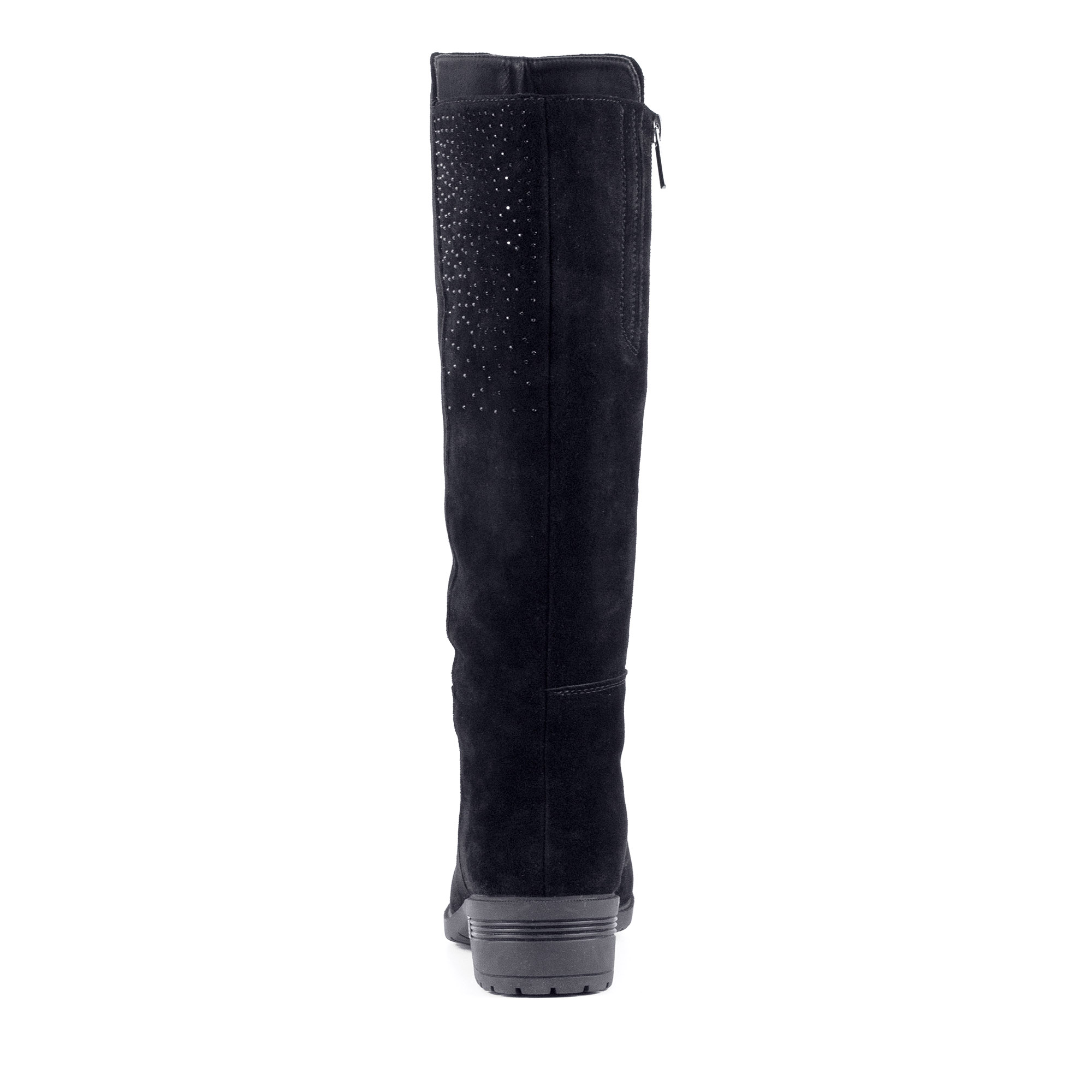 Черные велюровые сапоги Semplice, размер 36, цвет черный - фото 5