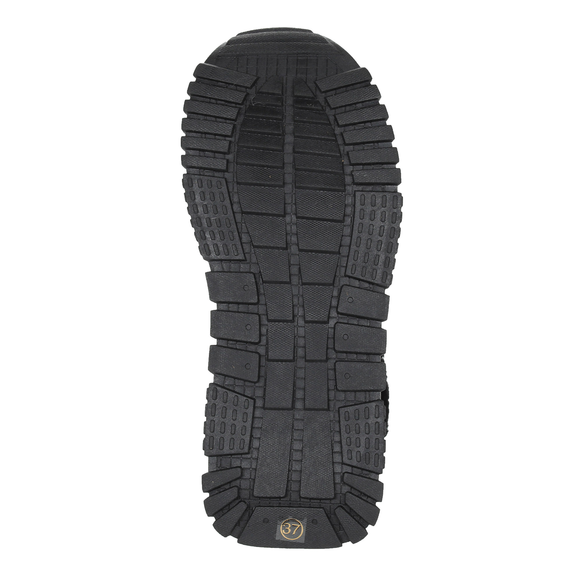 Черные утепленные кроссовки из кожи Respect, цвет черный - фото 7