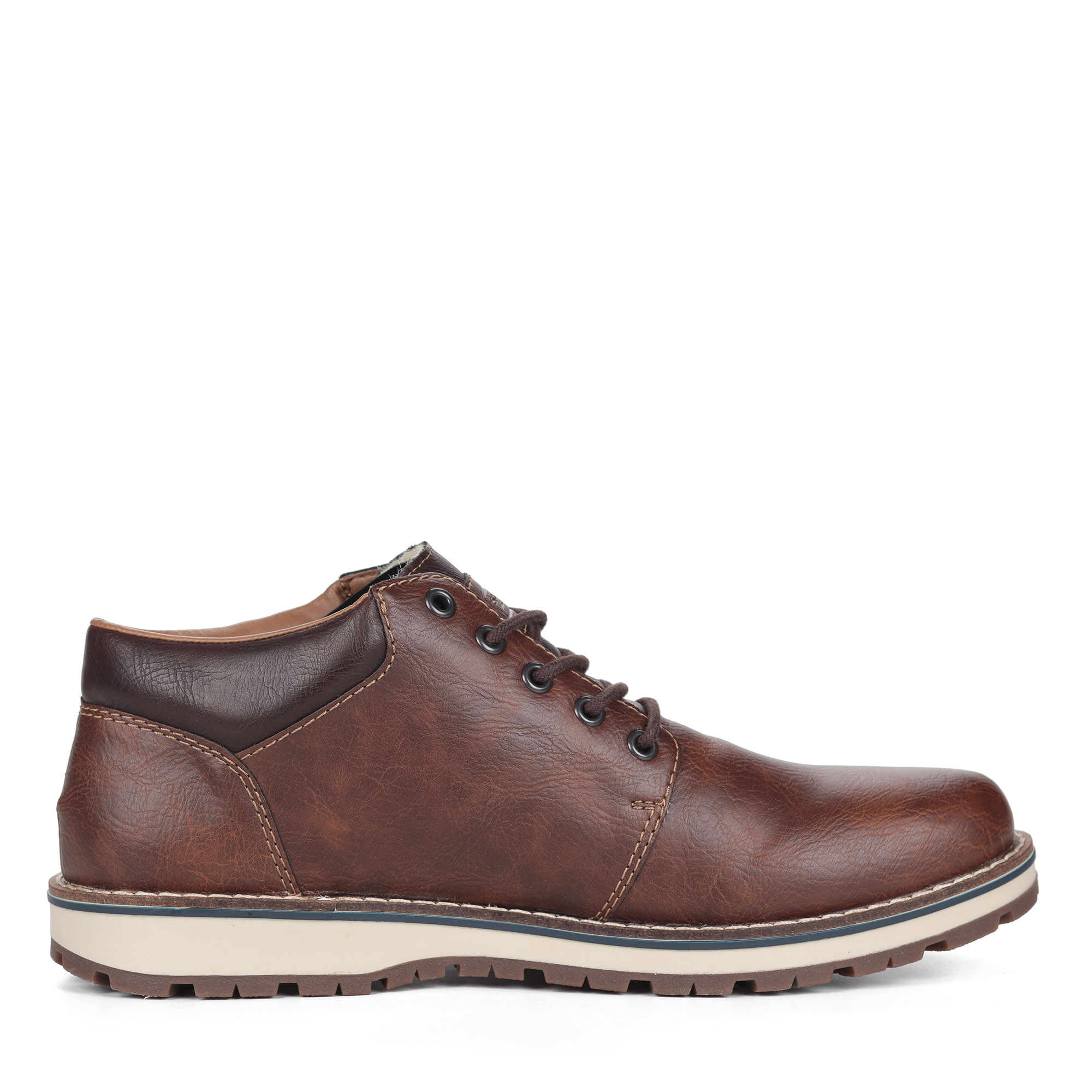 Коричневые ботинки из комбинированных материалов Rieker, размер 44, цвет коричневый - фото 3