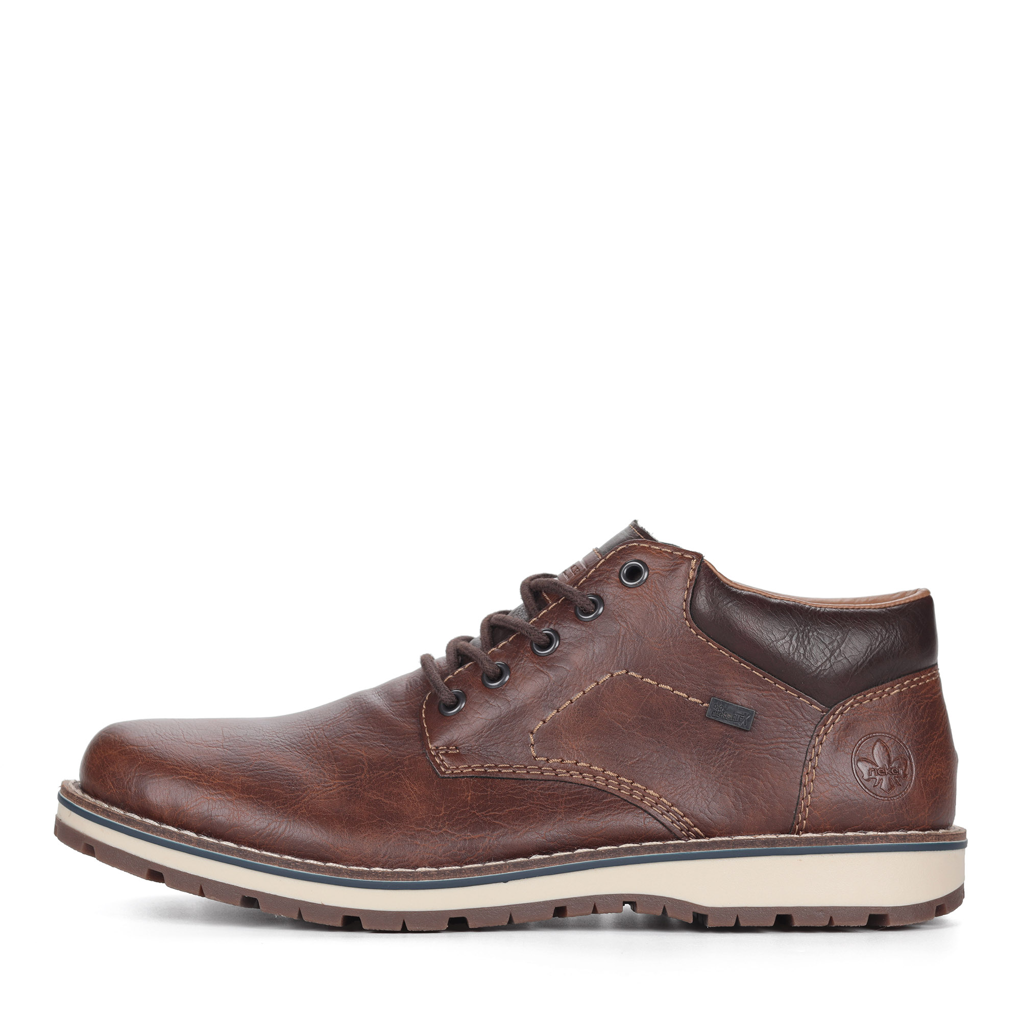 Коричневые ботинки из комбинированных материалов Rieker, размер 45, цвет коричневый - фото 2