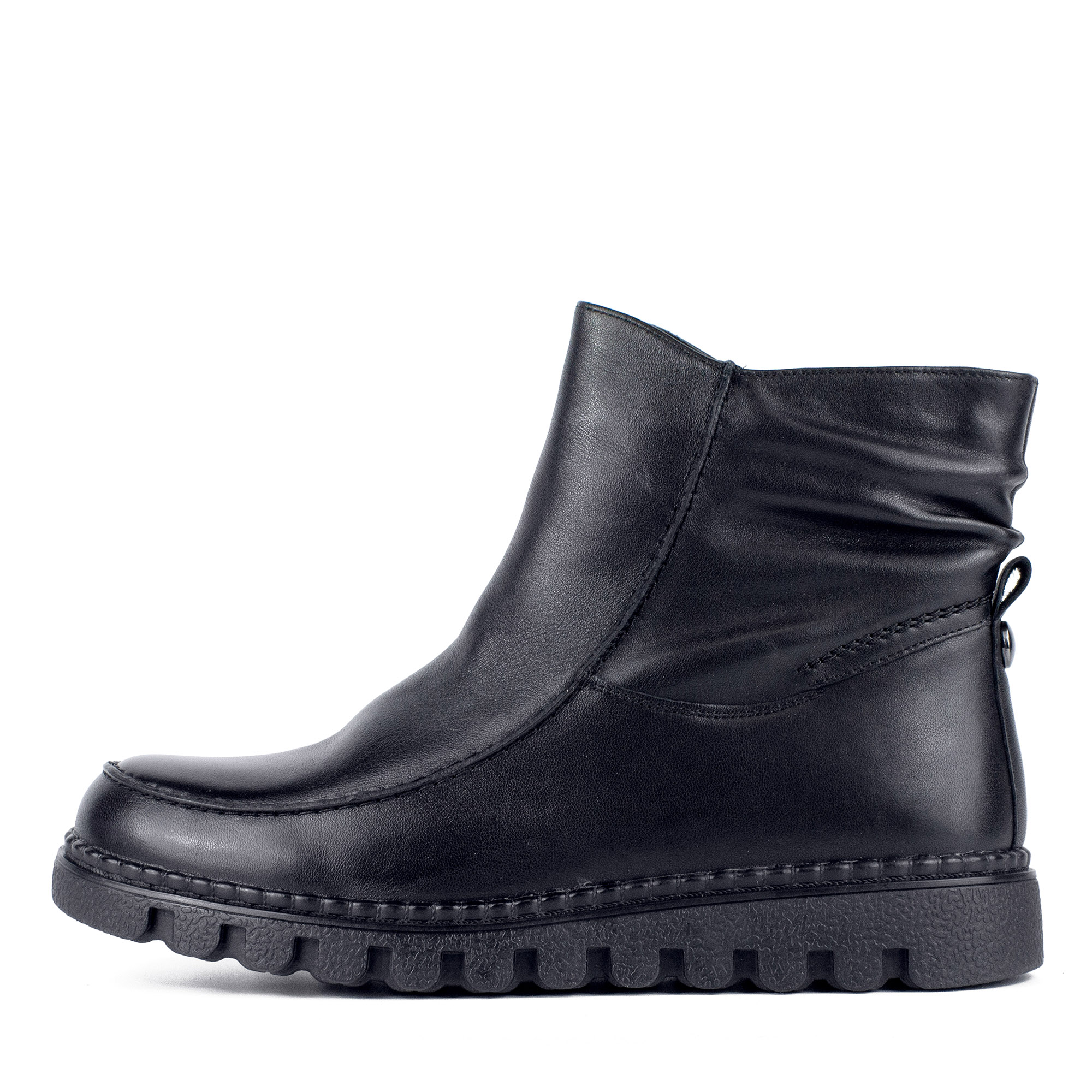 Черные ботинки из кожи без шнуровки Spur, размер 38, цвет черный - фото 2