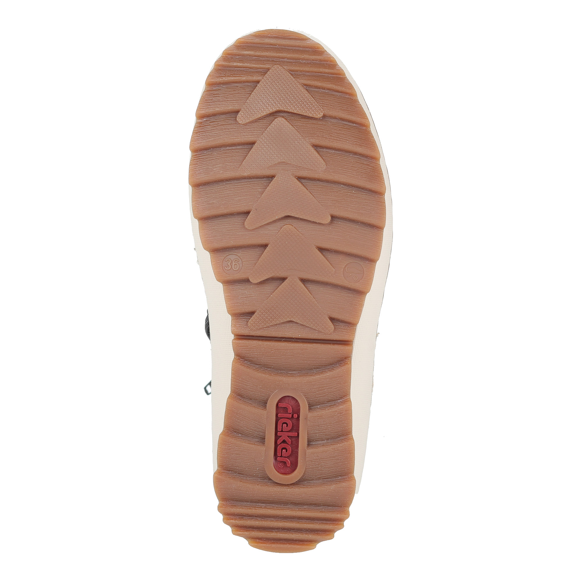 фото Синие комфортные ботинки на шерсти rieker