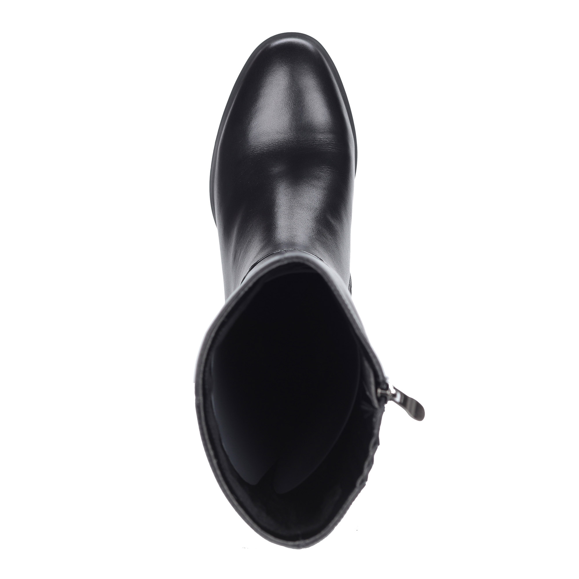 Черные сапоги из кожи Respect, размер 37, цвет черный - фото 6