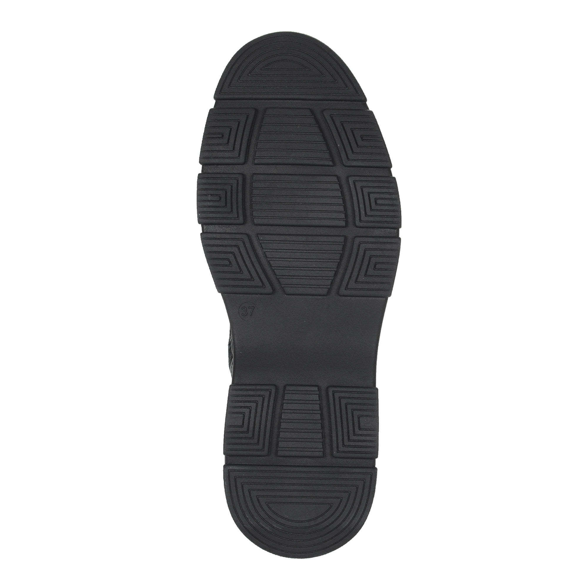 Черные ботинки из кожи на подкладке из натуральной шерсти MARCO TOZZI PREMIO, цвет черный - фото 8