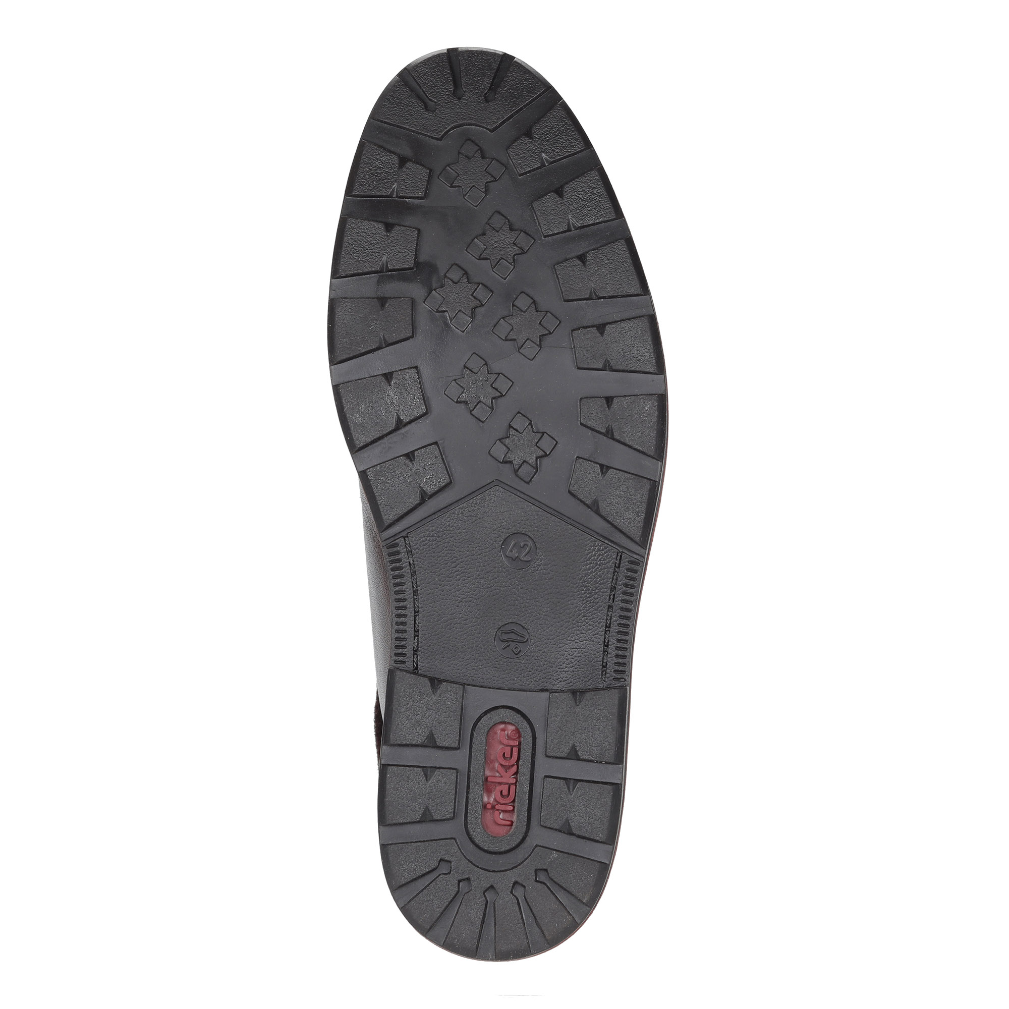 Коричневые ботинки из комбинированных материалов Rieker, размер 44, цвет коричневый - фото 5