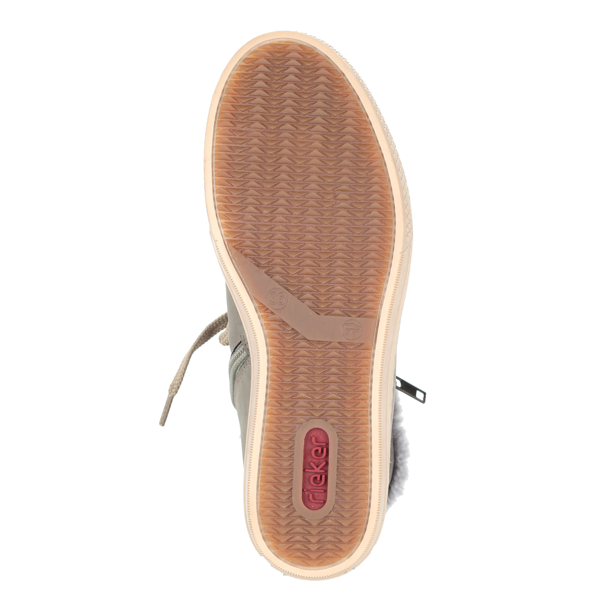 Бежевые ботинки на шерсти Rieker, размер 41, цвет бежевый - фото 5