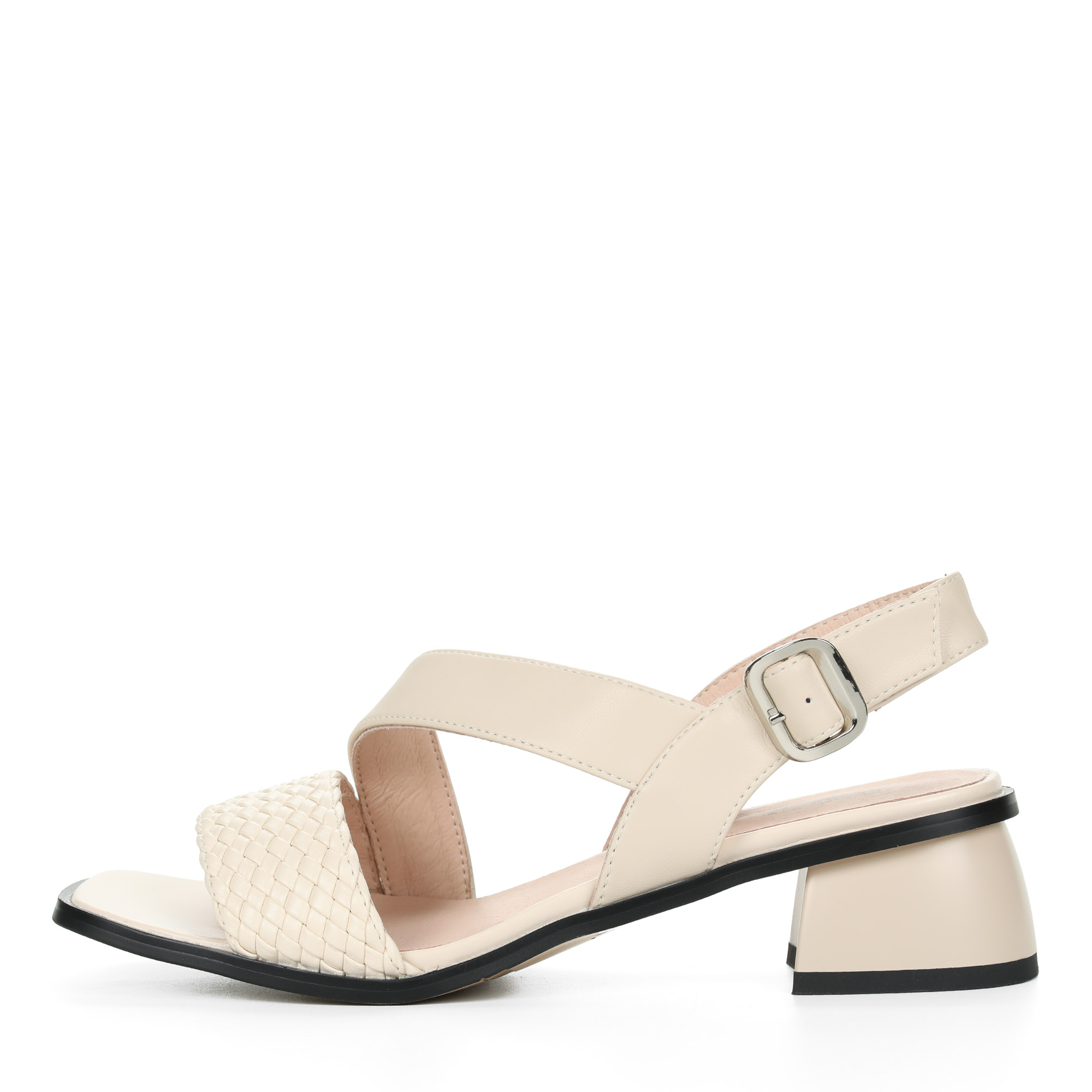 

Бежевые босоножки из кожи, Бежевый, Бежевые босоножки из кожи