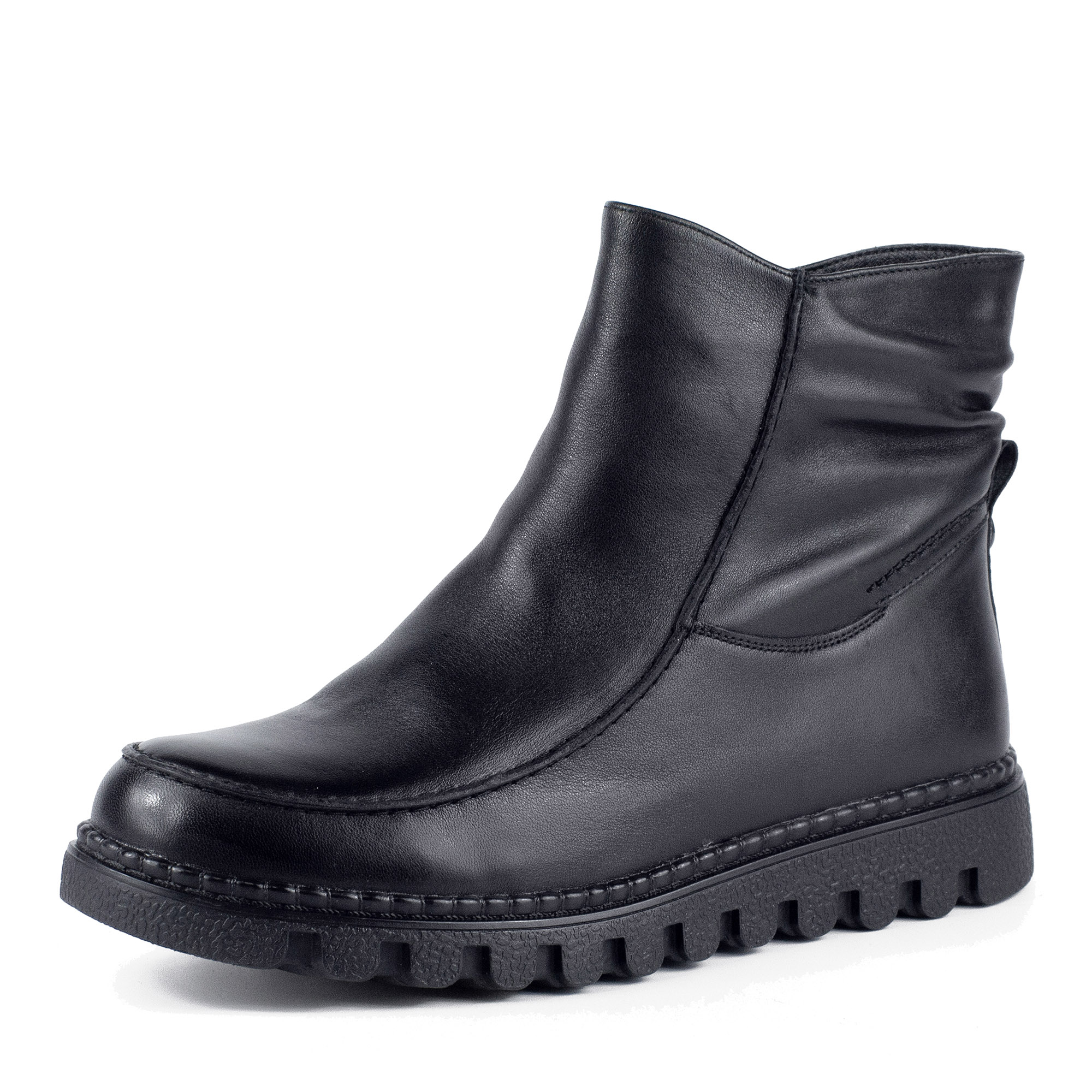 Черные ботинки из кожи без шнуровки Spur, размер 38, цвет черный - фото 1