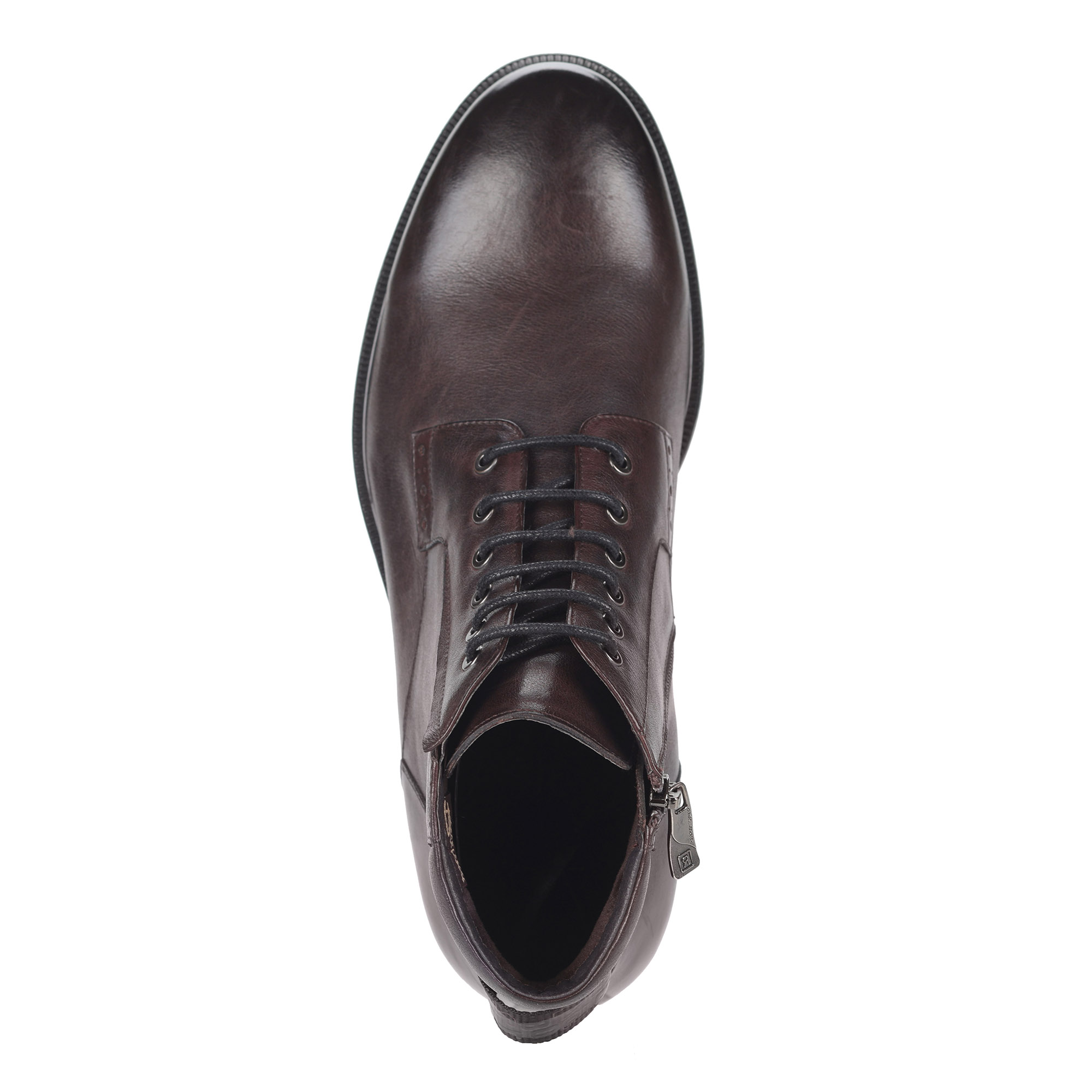 Коричневые ботинки из кожи на меху Respect, размер 41, цвет коричневый - фото 4