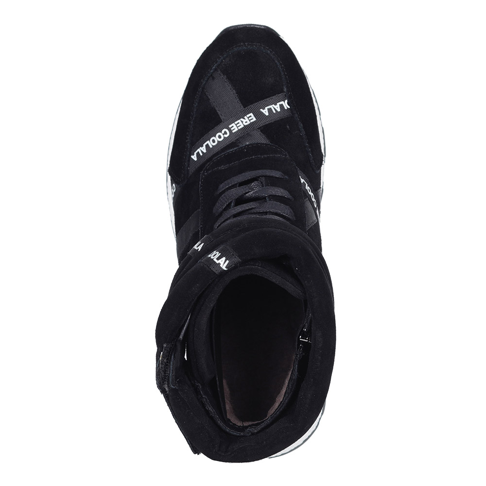 Черные велюровые ботинки Respect, размер 36, цвет черный - фото 4