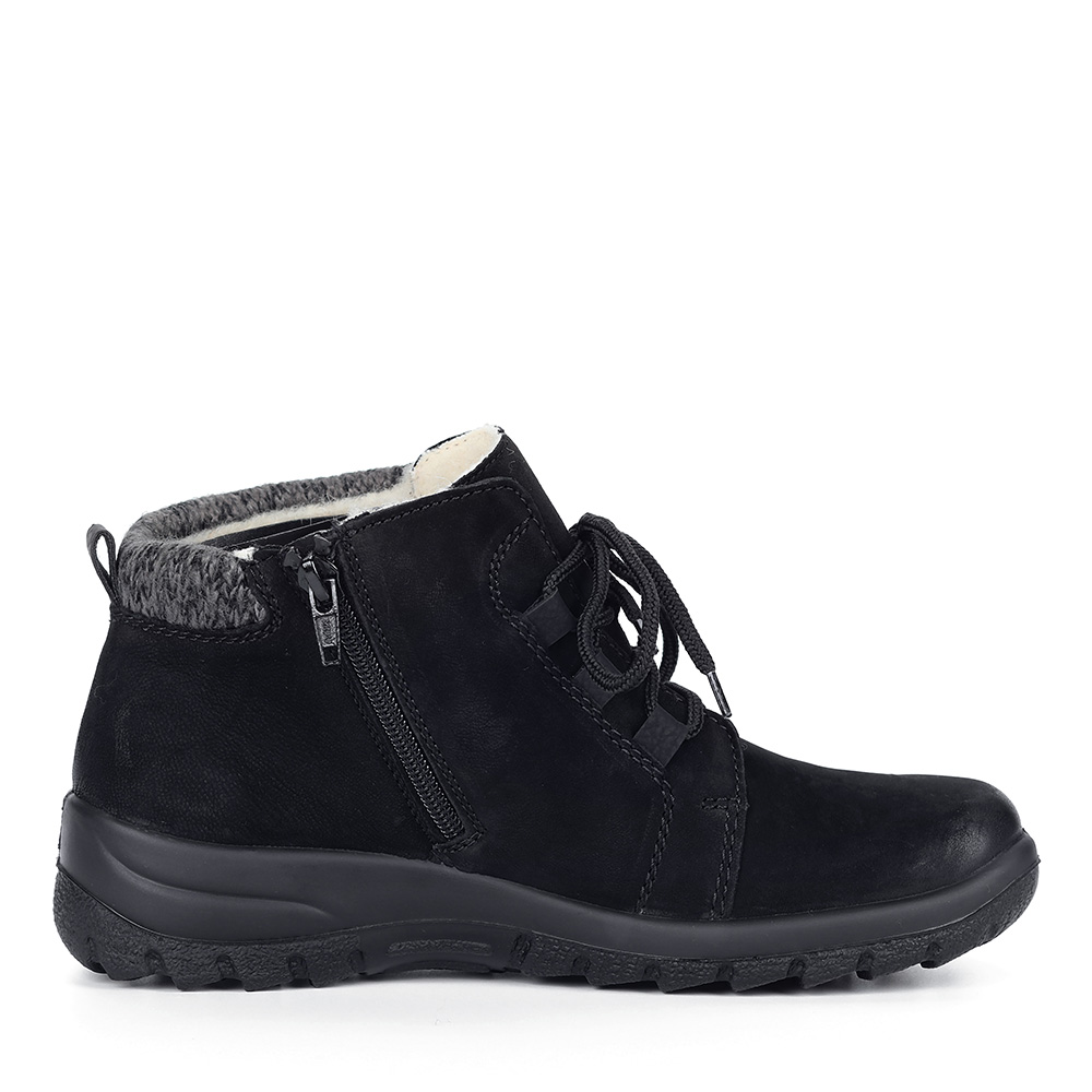 Черные комфортные ботинки Rieker, размер 39, цвет черный - фото 3