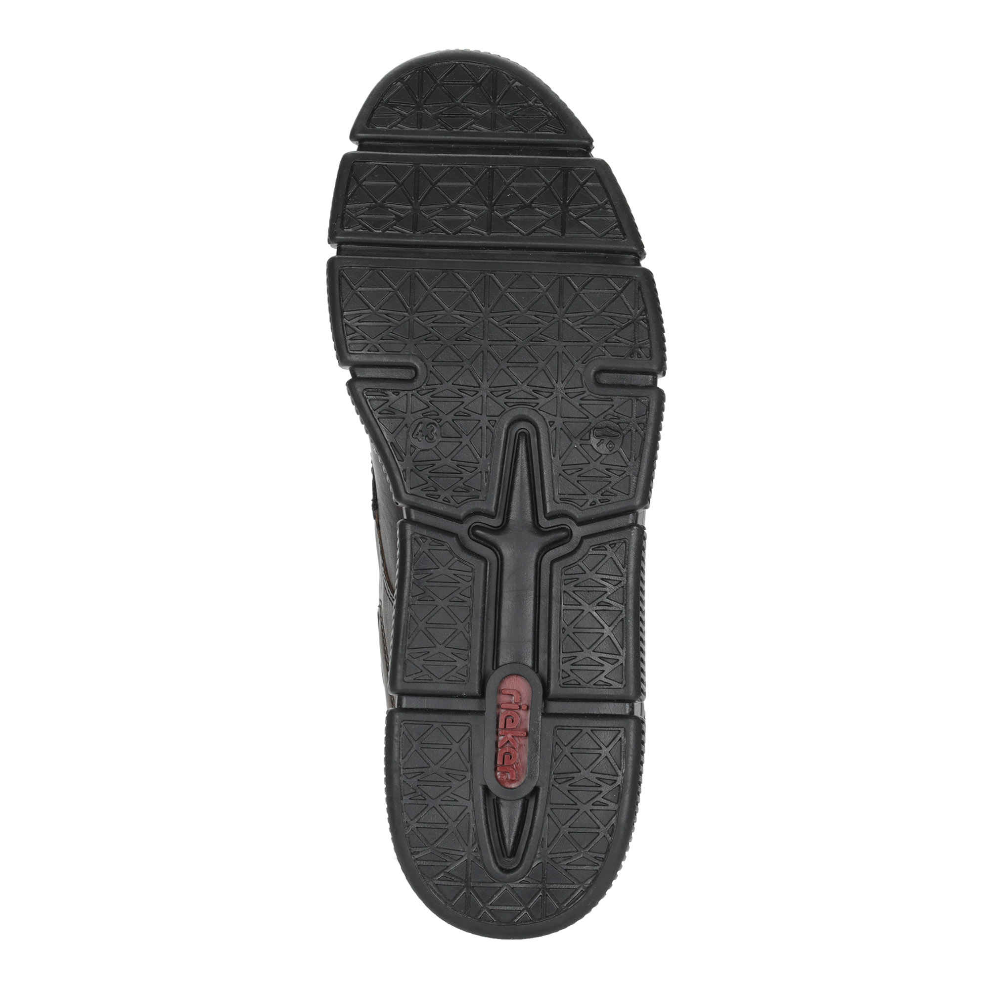 Коричневые ботинки из кожи на подкладке из натуральной шерсти Rieker, размер 43, цвет коричневый - фото 7