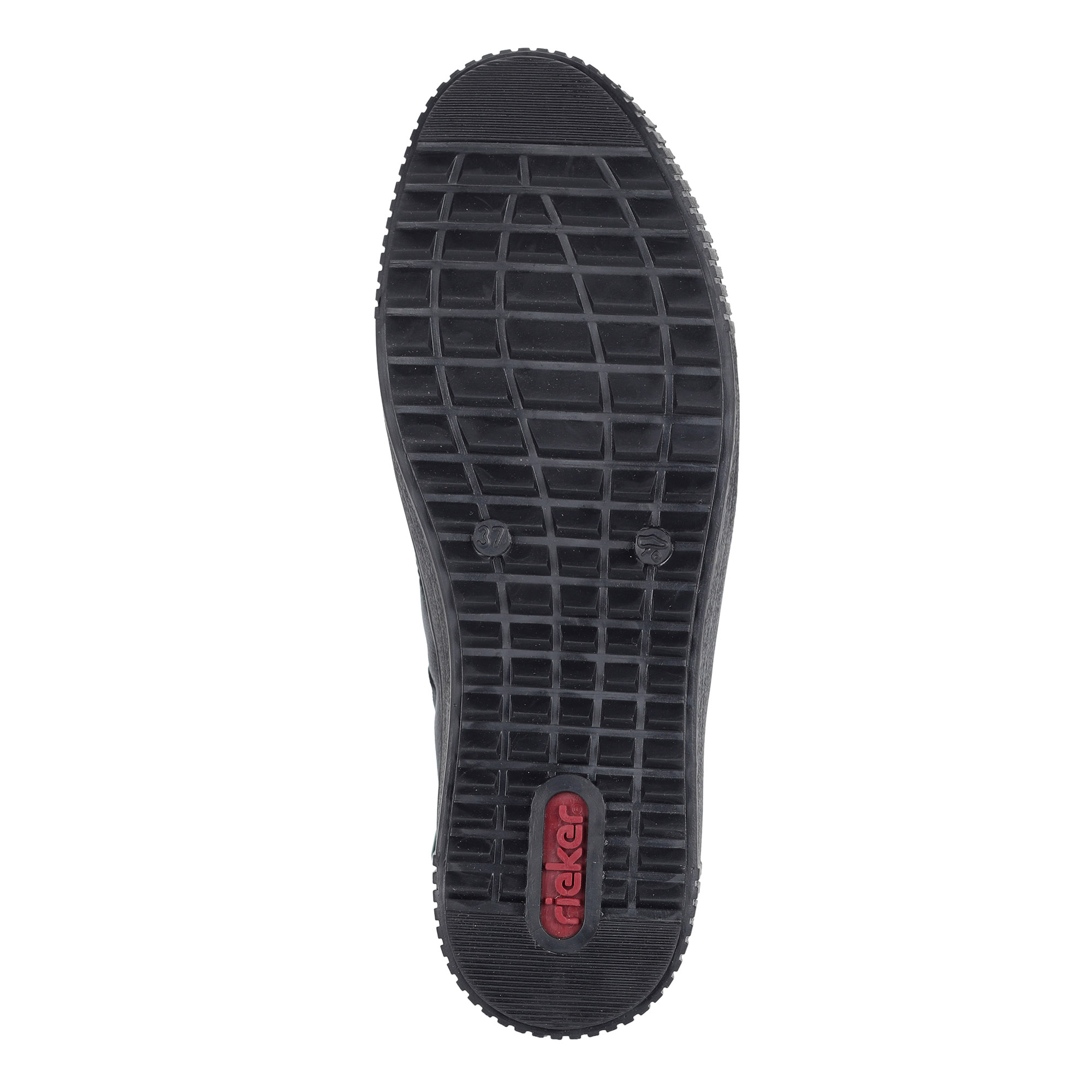 Черные ботинки из экокожи на шнуровке Rieker, размер 40, цвет черный - фото 5