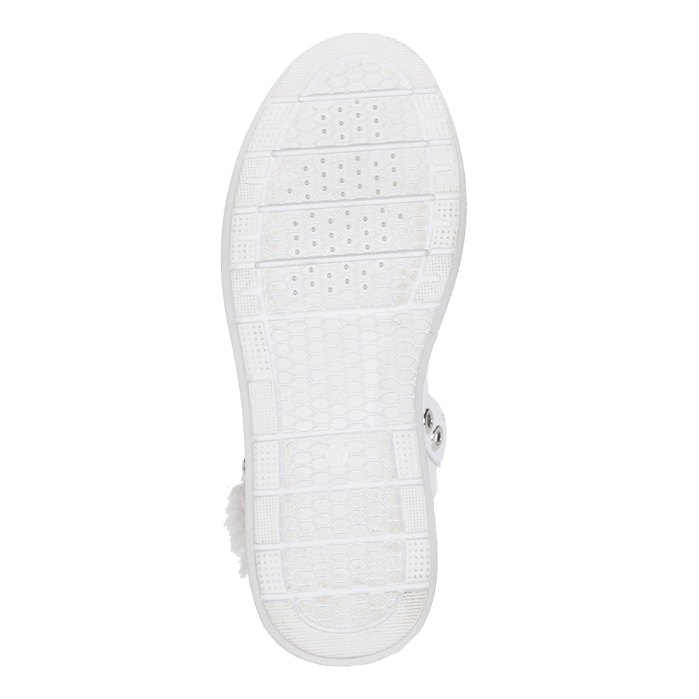 Белые кожаные ботинки с опушкой Respect, размер 36, цвет белый - фото 5