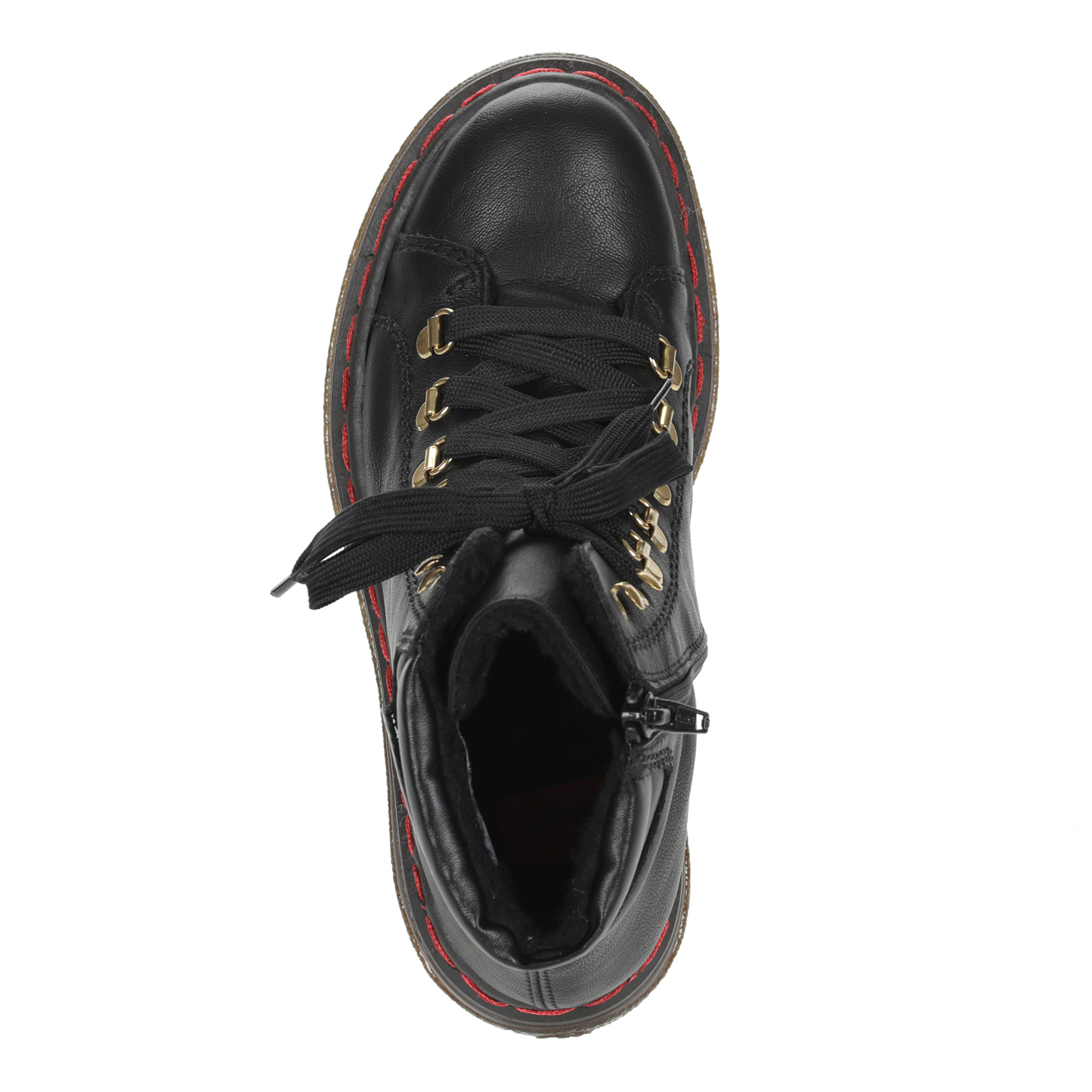 Черные ботинки на шнуровке Rieker, размер 36, цвет черный - фото 7