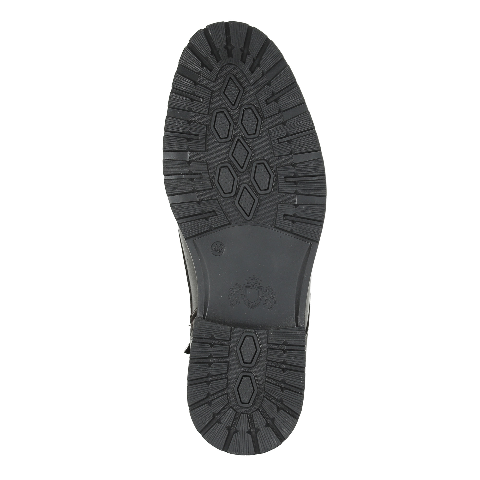 Коричневые классические ботинки из кожи на подкладке из натуральной шерсти Respect, размер 42, цвет коричневый - фото 7