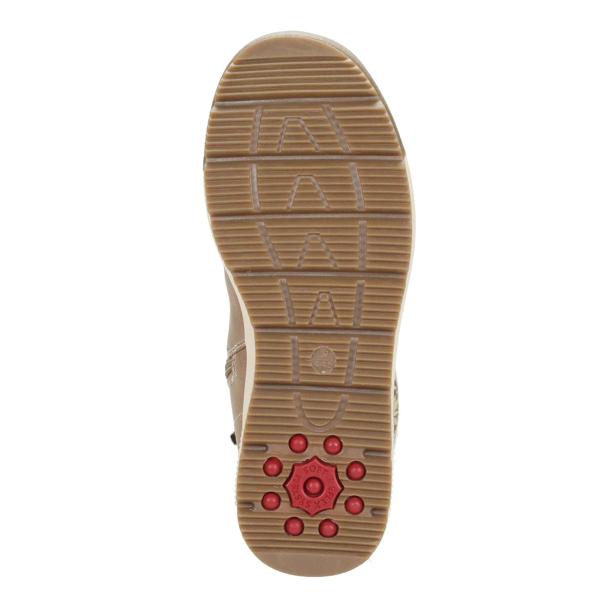 Бежевые утепленные ботинки из экокожи Relife, цвет бежевый - фото 8