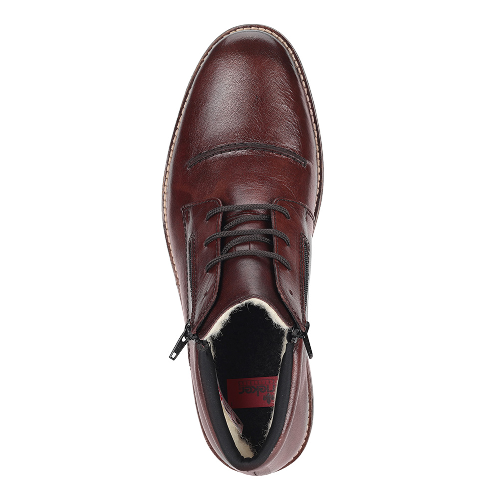 Коричневые кожаные ботинки на шерсти Rieker, размер 44, цвет коричневый - фото 5