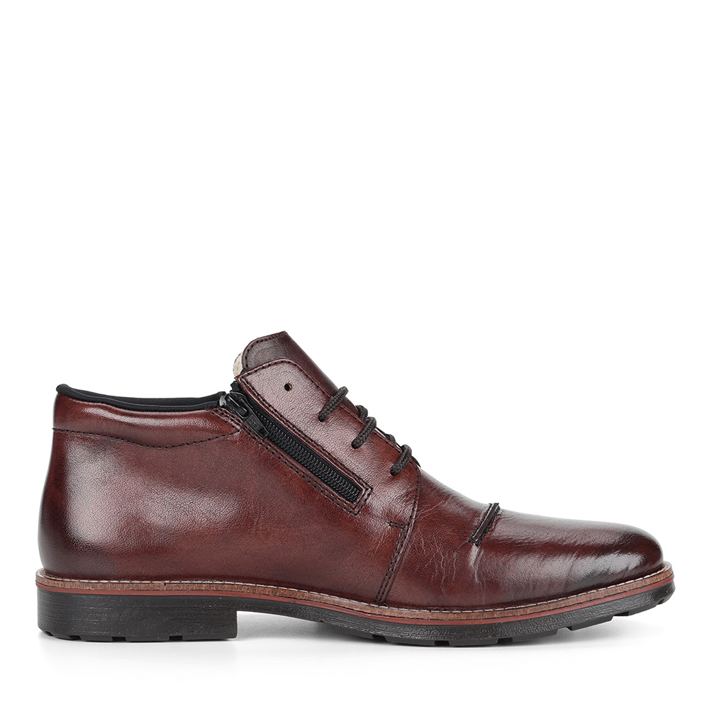 Коричневые кожаные ботинки на шерсти Rieker, размер 44, цвет коричневый - фото 3