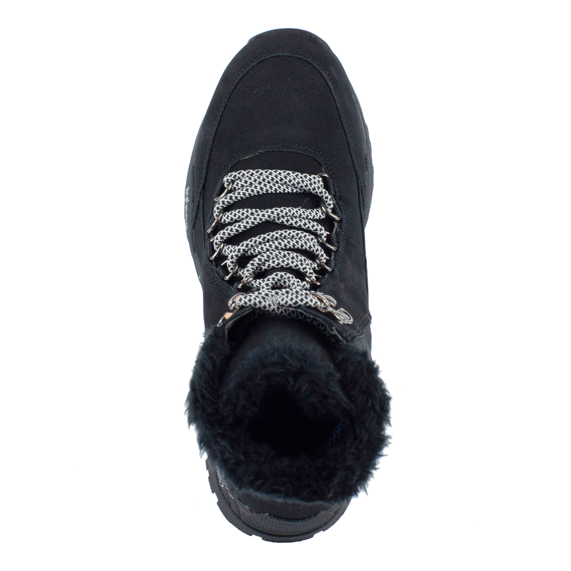 Черные комбинированные ботинки на шерсти KEDDO, размер 37, цвет черный - фото 4