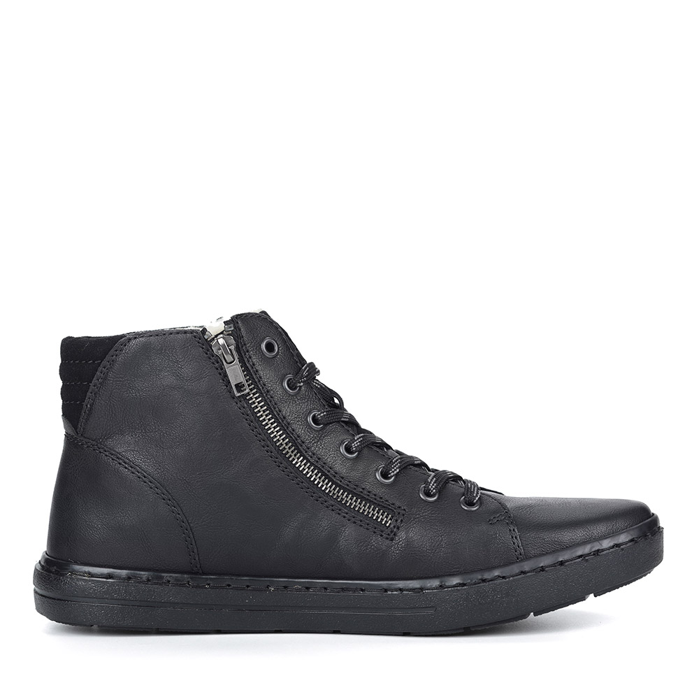 Черные ботинки на шнуровке Rieker, размер 41, цвет черный - фото 3