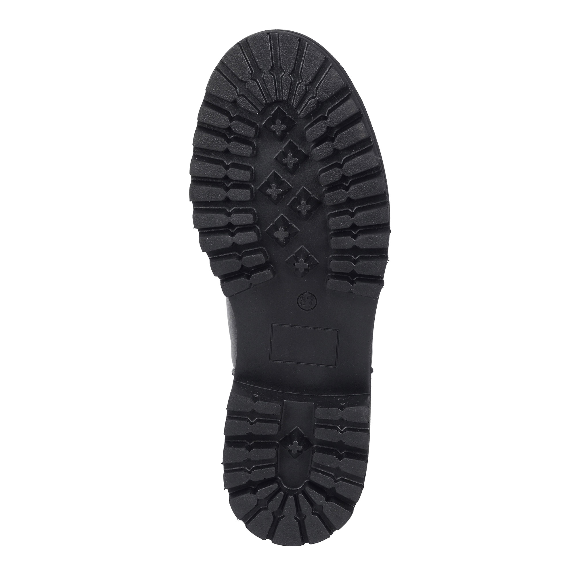 Черные ботинки челси из кожи на подкладке из натуральной шерсти на утолщенной подошве Respect, цвет черный - фото 7