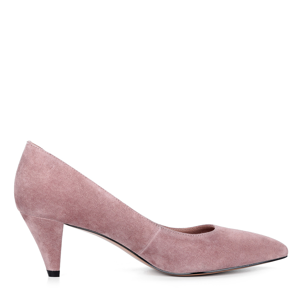 Розовые туфли из велюра от Respect-shoes