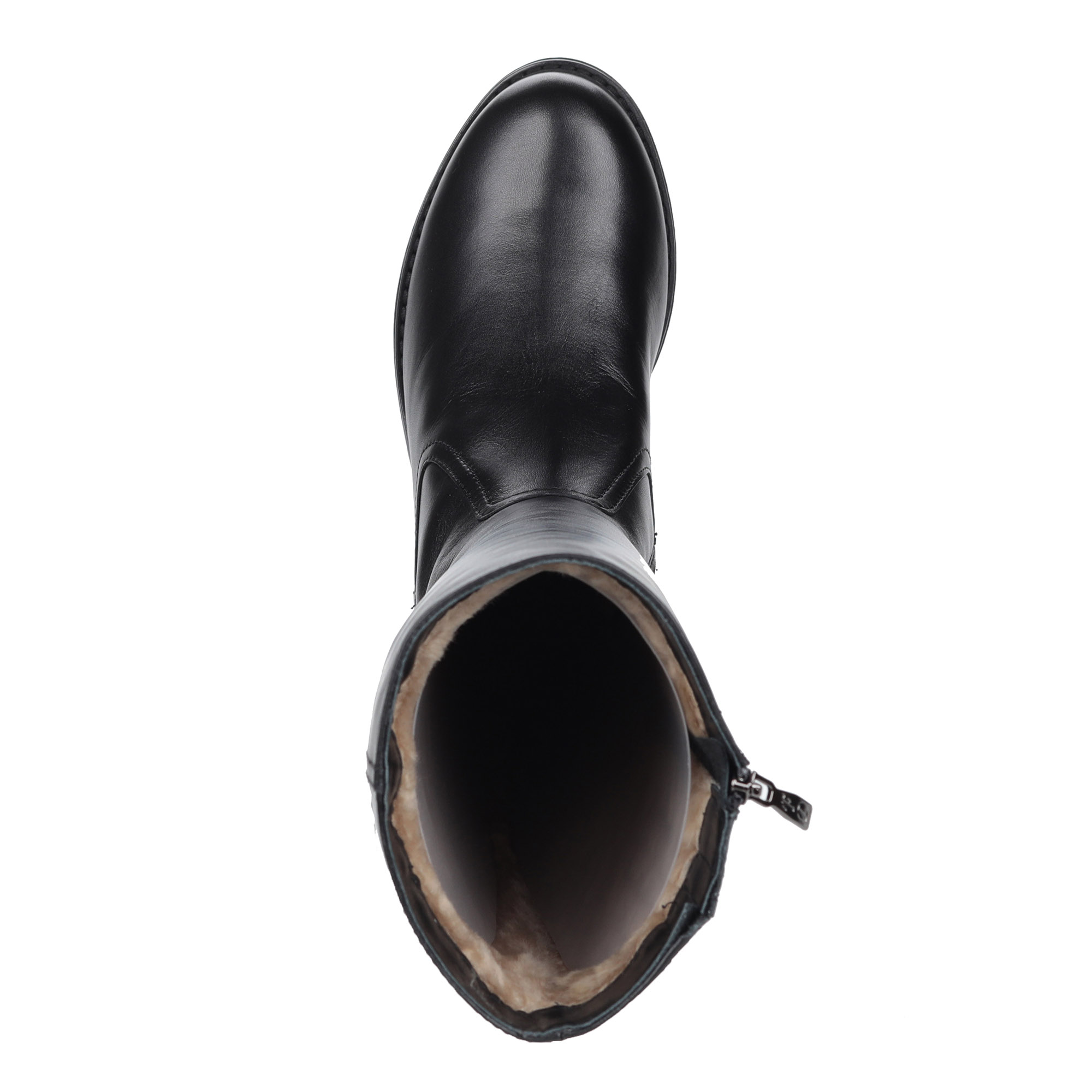 Черные сапоги из кожи на меху Francesco Donni, размер 40, цвет черный - фото 6